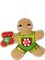 Bucilla Felt Ornaments Applique Kit Set Of 6-Dressed Up Gingerbread